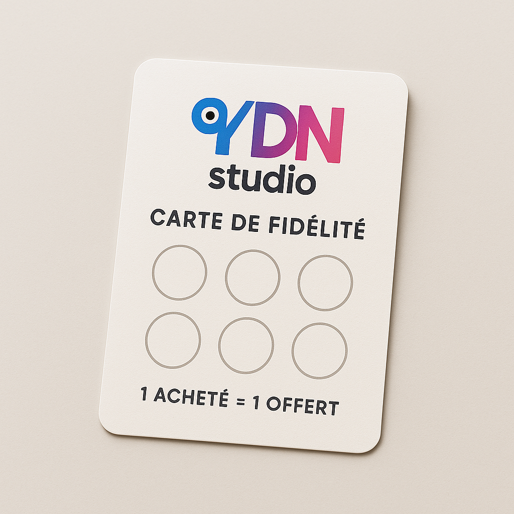 Carte de fidélité personnalisée